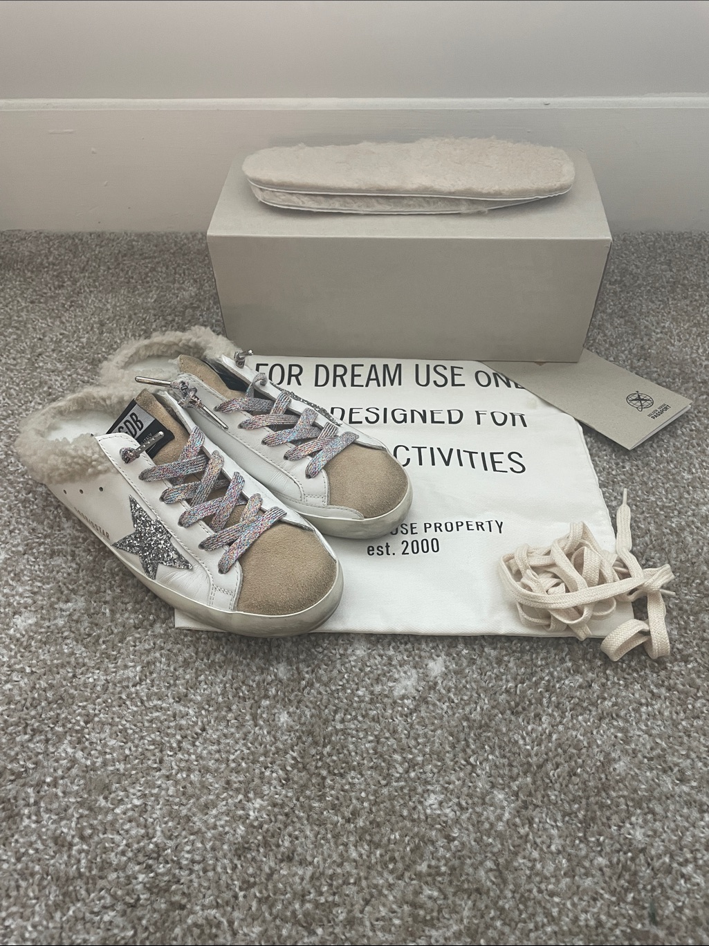 Euc Golden Goose Super Star Sabot Sneaker